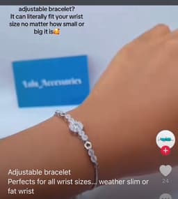 Adjustable bracelet